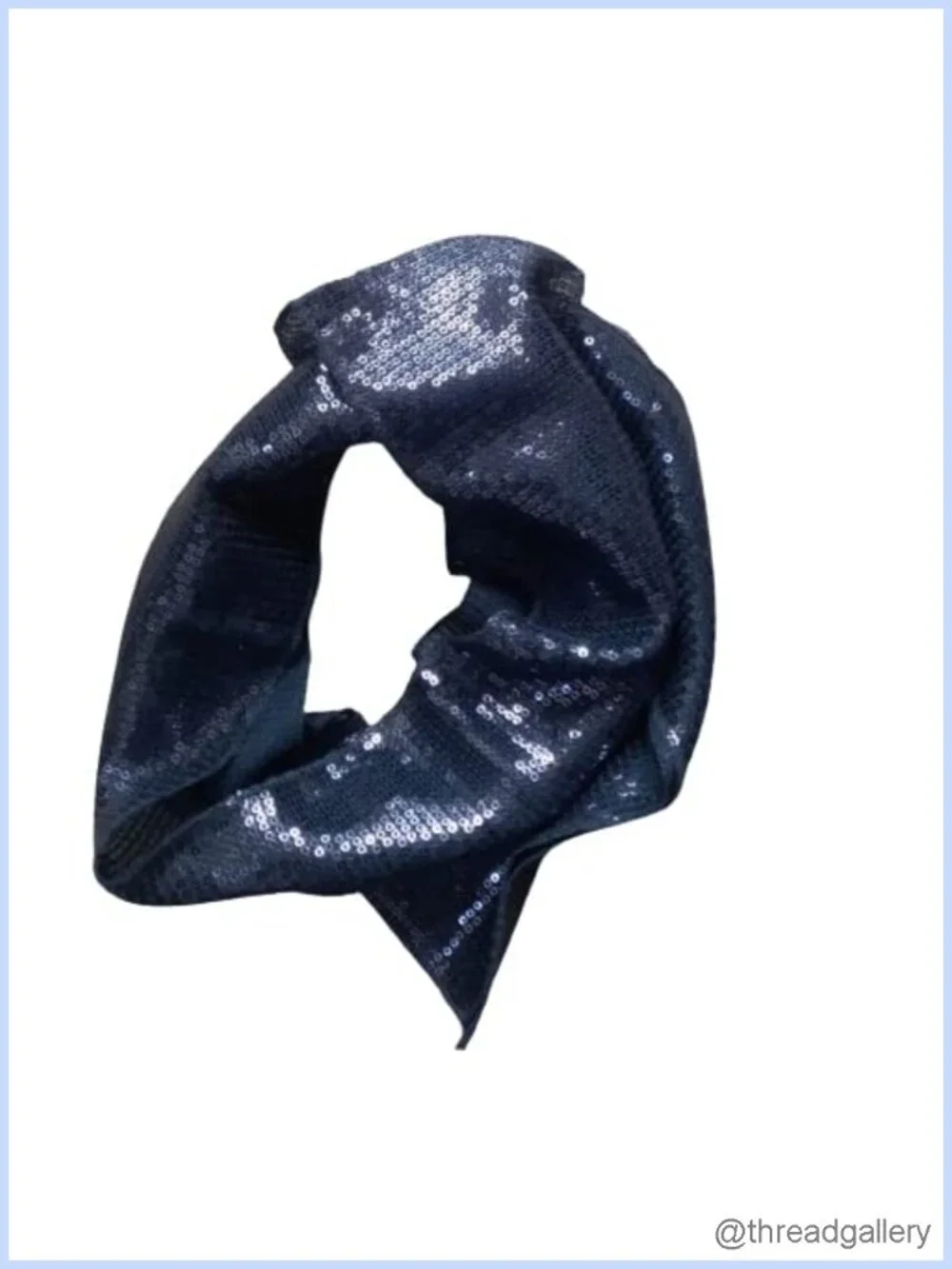 Sequin Sparkle Glitter Fashion Scarf Women'S Skinny Wedding Tie Bow Shawls